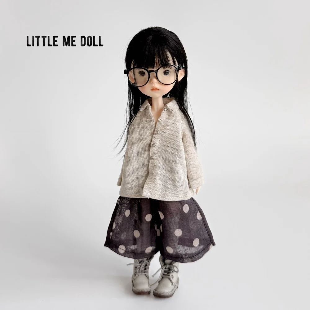 

【No Figure】Pre-sale Handmade Female Doll's Clothing Accessories Linen-cotton Culottes Fit Action Figure For Azone Ob22/24 Blyth