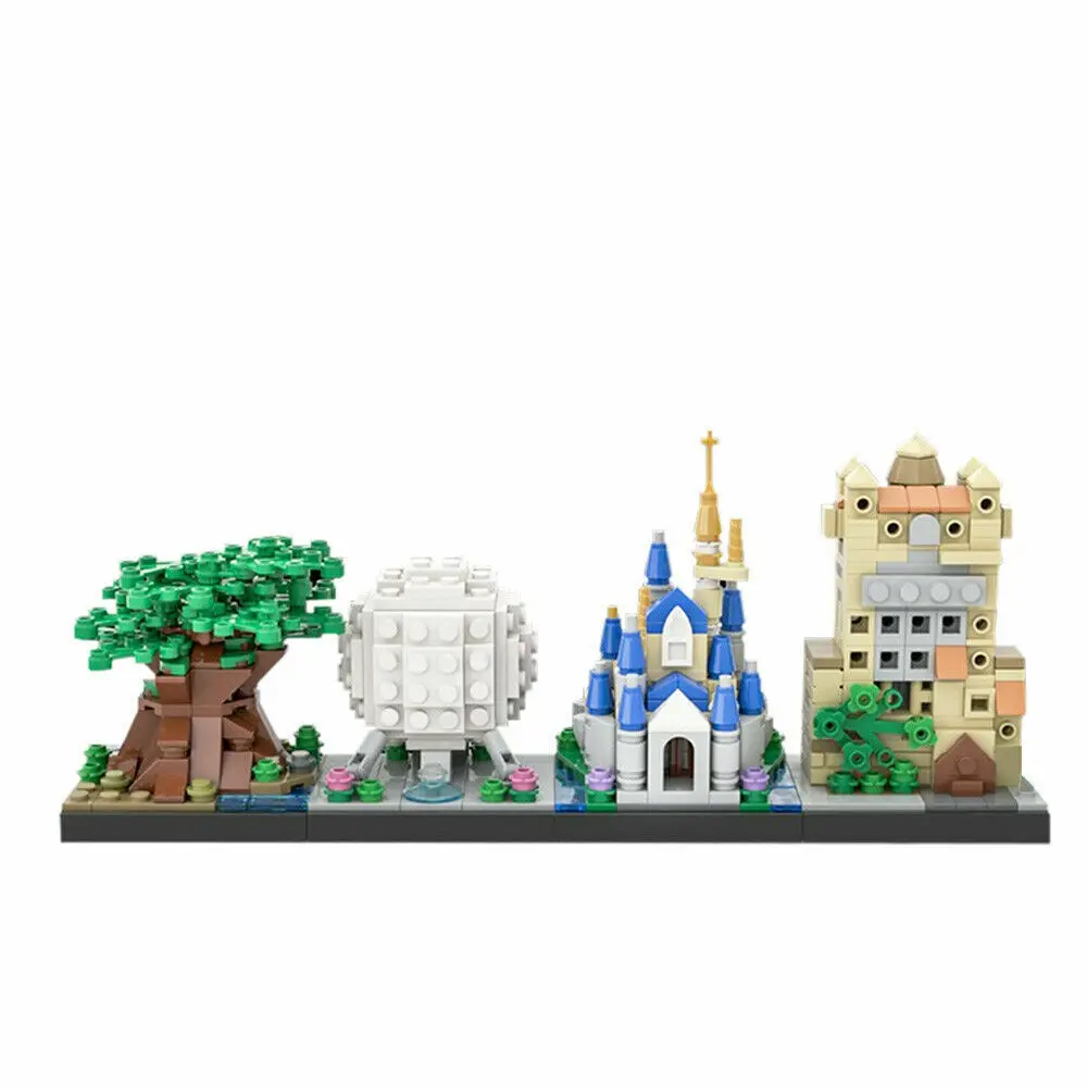 

Iconic Theme Park Lite Version 529 Pieces Building Toys Set MOC Build Gift