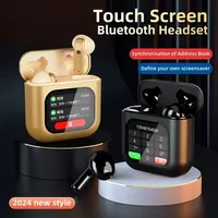 K1 TWS Headphones LED Full Colour Touch Screen ANC Wireless Earphones TWS Noise Cancelling Earbud Bluetoth 5.3 Support APP