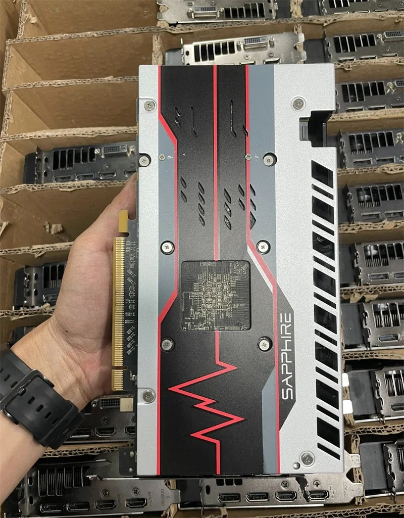 8 GPU-Grafikkarten RX580 8 GB Gaming-Grafikkarte RX 580 2304SP Grafikkarte für Computer 125 W Stromverbrauch