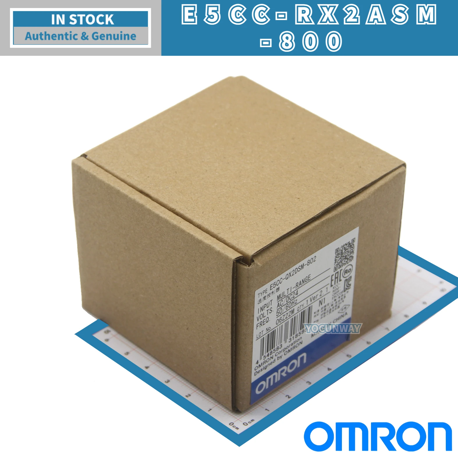 New Authentic Original OMRON Temperature Controller E5CC-RX2DSM-800 RX2ASM-800 RX2ASM-801 RX2DSM-801 RW2AUM-000 RX2DSM-802