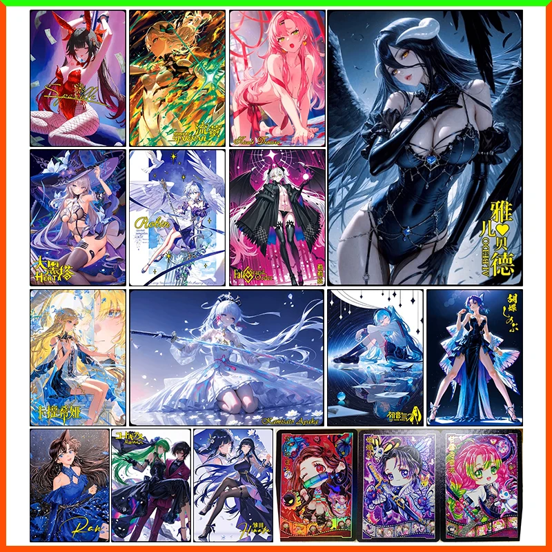 

Аниме История богини DIY ACG Sparkle Herta Firefly Robin Kochou Shinobu Hyuga Hinata Коллекционные карты игрушки для мальчиков подарок на день рождения