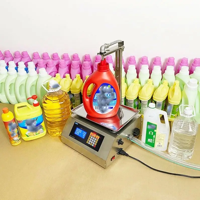 Semi-Automatic High Precision Stand-up Doypack Pouch Filling Machine Liquid Cream Beverage Daily Chemical Paste Filling