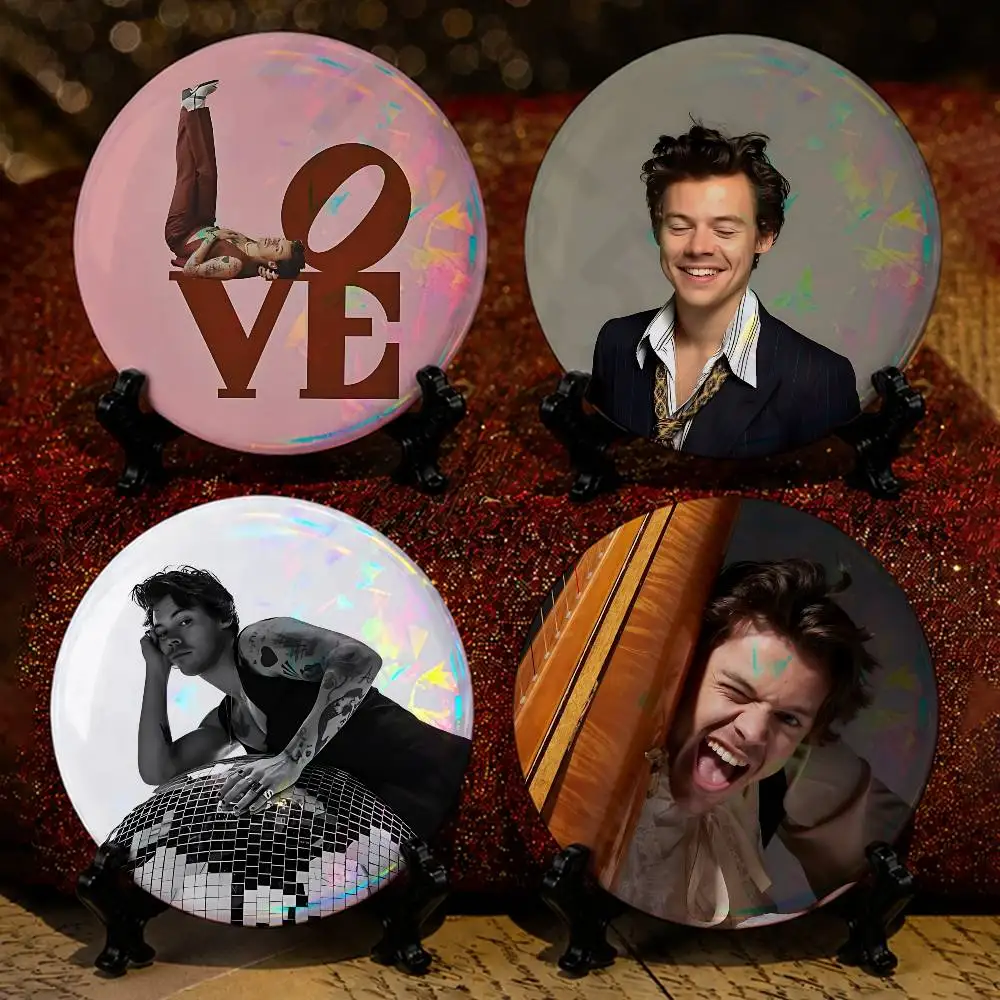 H-HaRRy Music Styles Tinplate Enamel Pins Creativity Printed Pictures Text Metal Lapel Badges Brooches