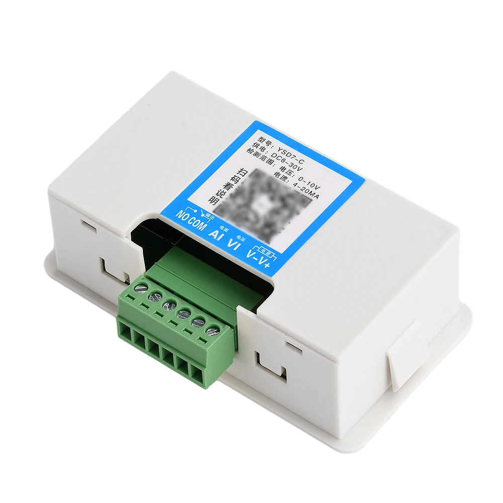 Misuratore di Display digitale 0-10V 0-20mA 2-10V 4-20mA ingresso segnale analogico 0-10V indicatore di processo misuratore di pannello relè fuori porta RS485