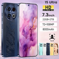 2025 15 Ultra Smartphone 5G Dual SIM Hot Mobile Phone 22GB+2TB Original Cellphones 8000mAh Android14 Cell Phone Global Version