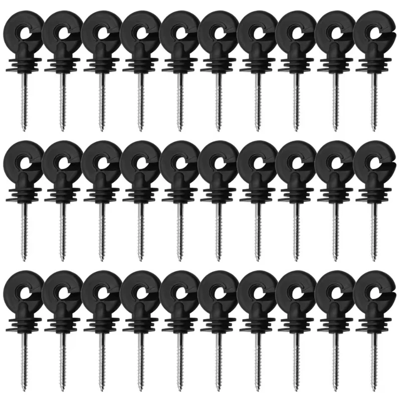 

Wire Connection Tool Fence Insulator Animal Fence Electric Fence Multifunctional Screw-In Short Circuit Protection Brand New