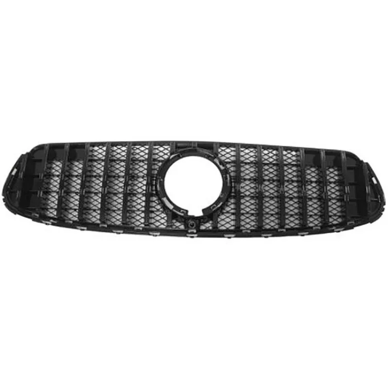 New Luxury Design Car Accessories Diamond/GTR Black Car Front Bumper Grilles for   Class GLC X253 Sports 2020-IN