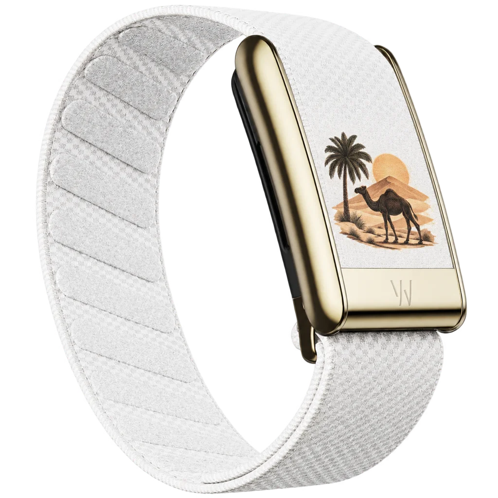 WHOOP 5.0 MG Arabian Desert Legend Print Nylon Strap Woven Sport Band Replacement Fitness Wristband Luxury Style