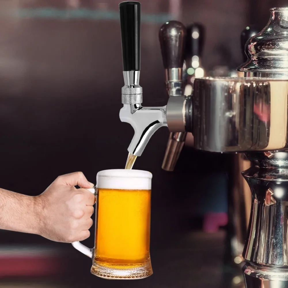 Durable Non Adjustable Beer Faucet American Standard Fit Beer Tap Kegerator Faucet Party