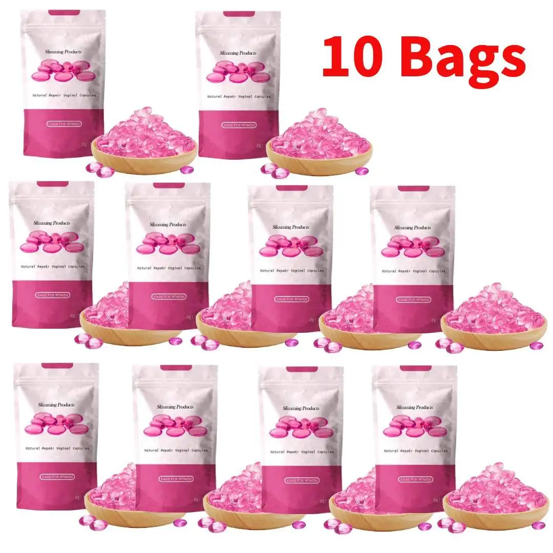 

10bags Anti-Itch Detox Slimming Capsules Vaginal Tightening Shrink Fat Burning Flat Belly Cleaning Feminine Hygiene 7pcs Capsule