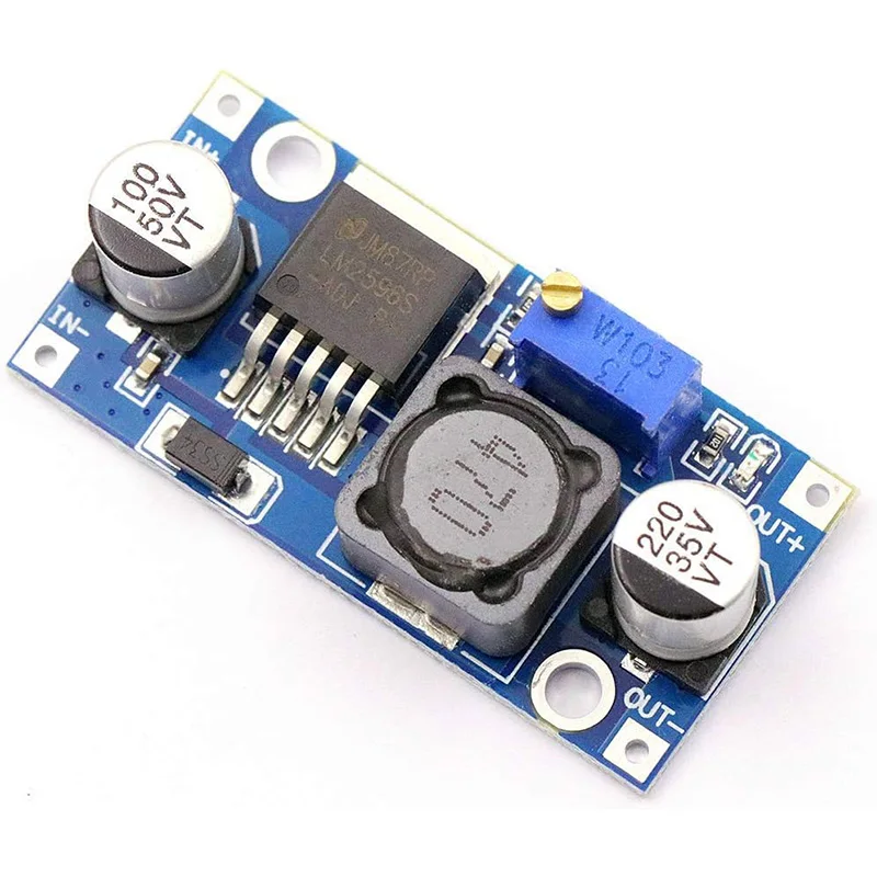 Adjustable Output LM2596S Step Down Module DC to DC Buck Converter Voltage Regulator Conversion Power Supply Module LM2596