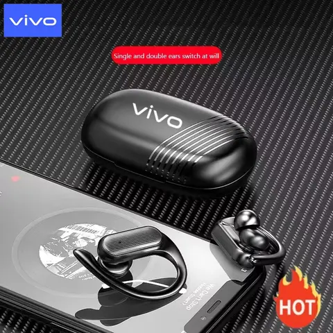 VIVO Wireless Bluetooth Earphones HighQuality Headphones HD SoundQuality Stereo Noise Cancelling Anti-sweat Universal Headphones