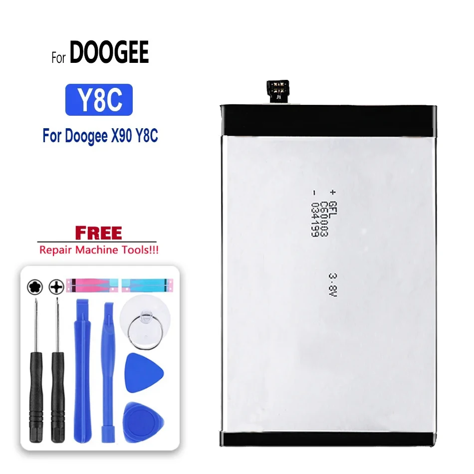 

Запасная батарея Для Doogee X90 ,Y8C, Bateira + номер отслеживания