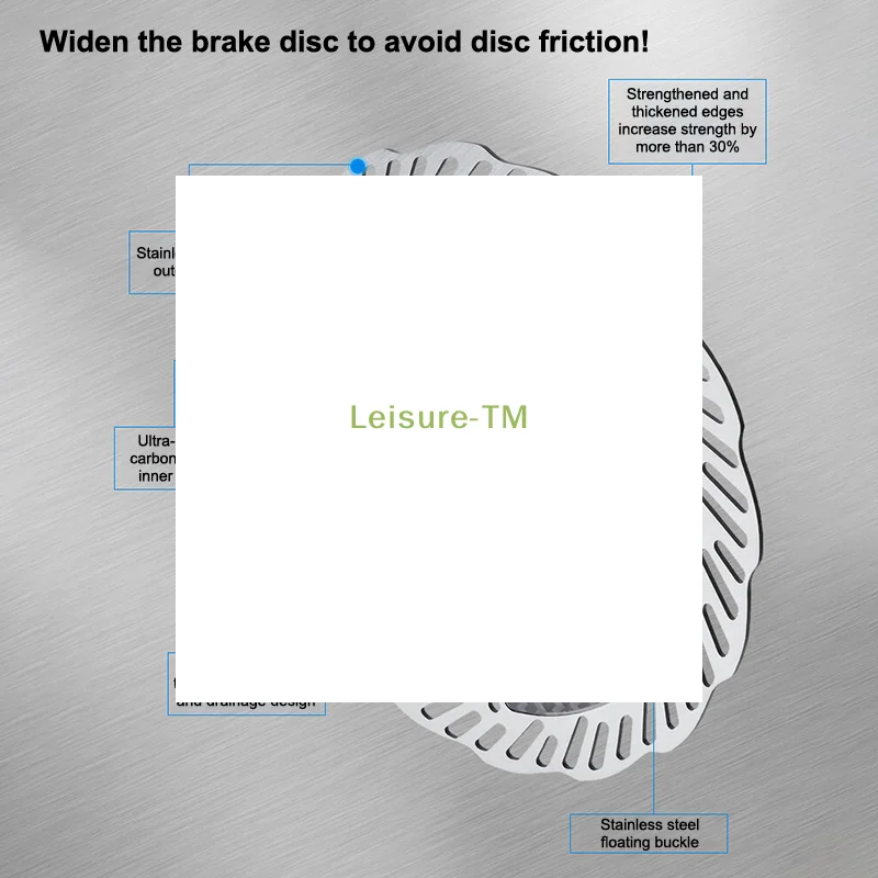 

New 140/160mm Carbon Fiber Brake Disc High-strength Lightweight Design Road Bike Replacement Parts Cycling Accessories 1PC