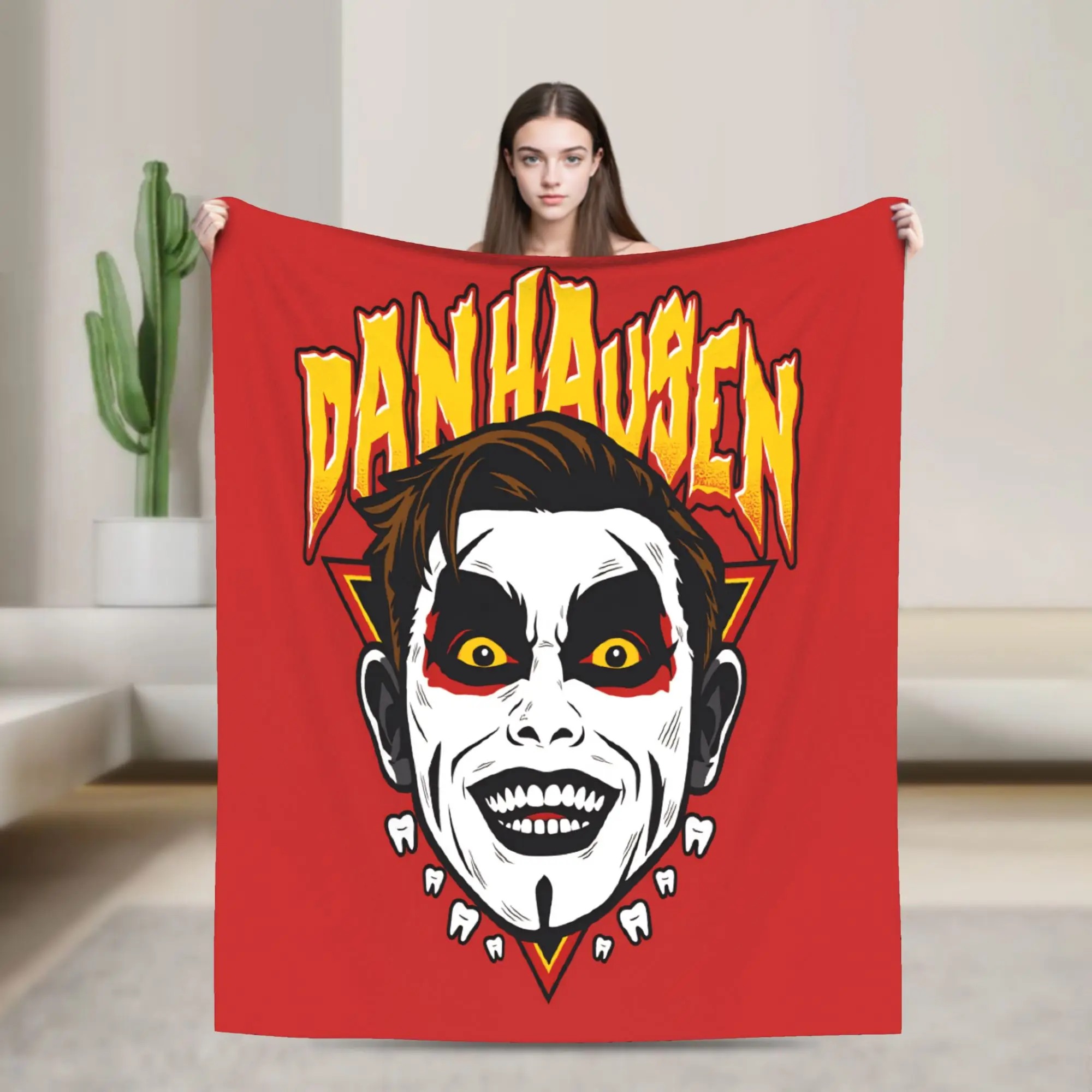 Danhausen Wrestling Blanket Quality Soft  Throw Blanket Spring Travel Car Sofa Home Print Bedspread