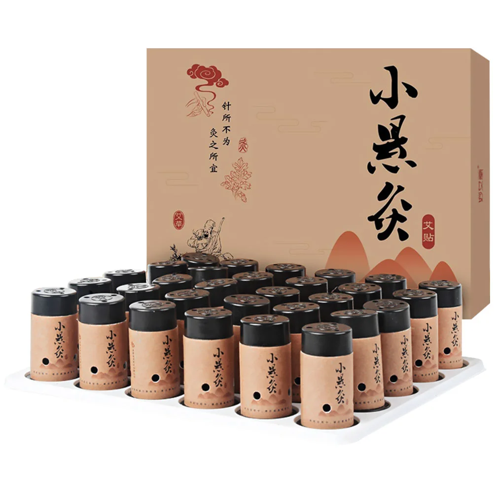 

Moxibustion Box Moxa Cone Burner Holder Sticks Case Household Therapy Sticker Body Care Chinese Supply