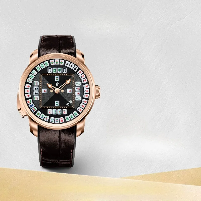 Dice Series Good Luck Mahjong Watch Men's Automatic Waterproof Mechanical Watch