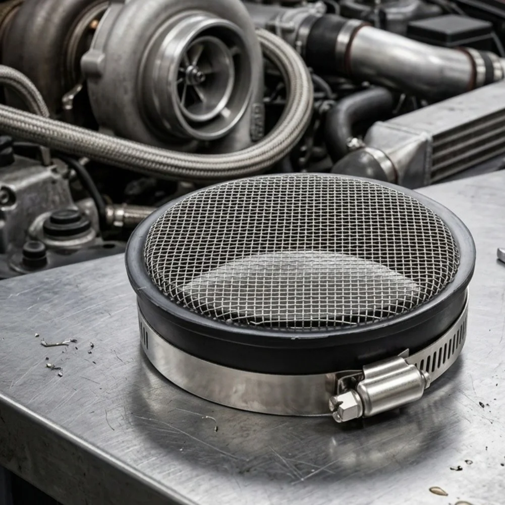 4Inch/102mm Turbo Inlet Grill Protector Guard Turbocharge Screen Mesh For Aftermarket Turbo Intake Pipes And Compressor Housings