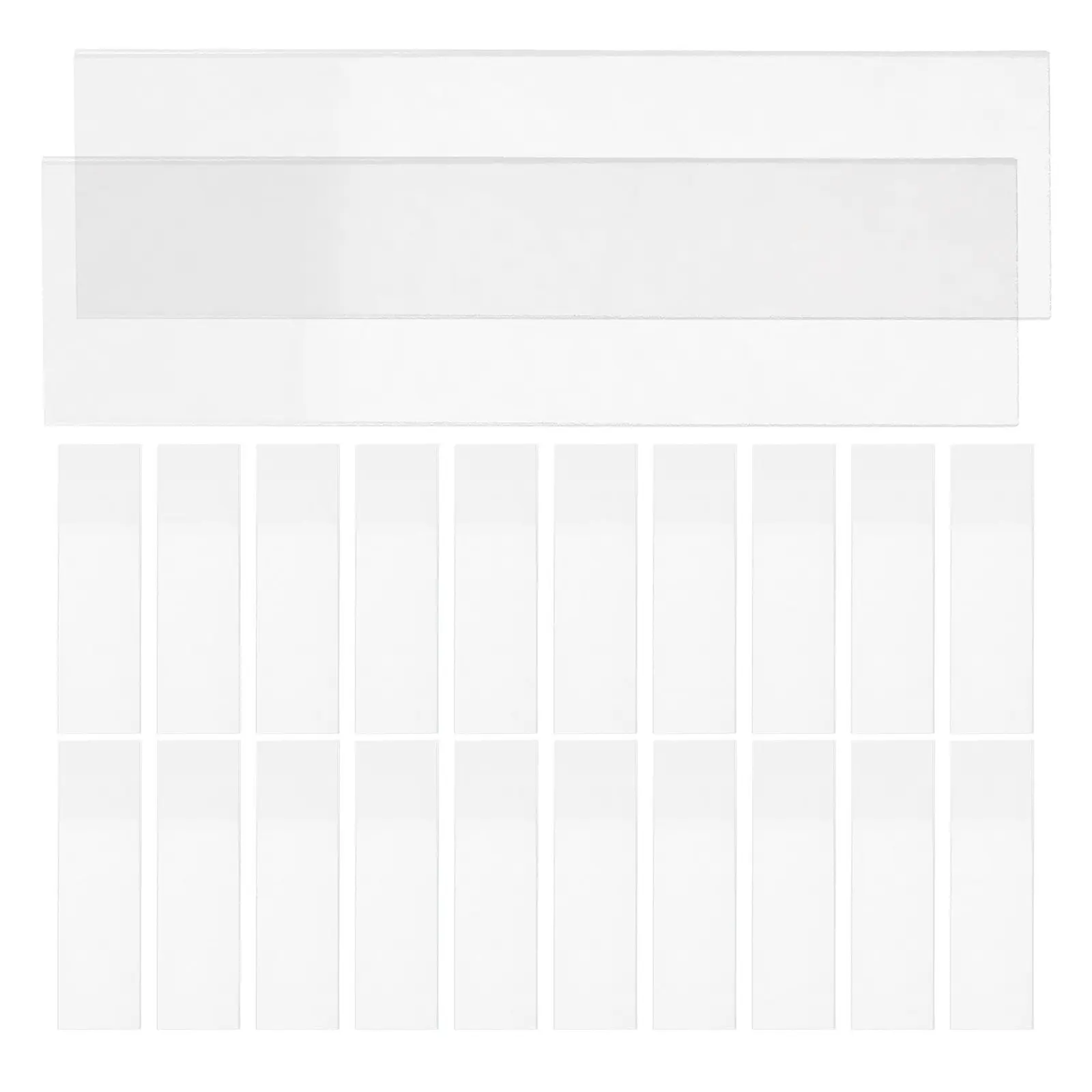 

50Pcs Microscope Slides Glass Frosted Laboratory Slides Smooth Flat for Precise Microscopic Analysis Microscopy Accessories Set