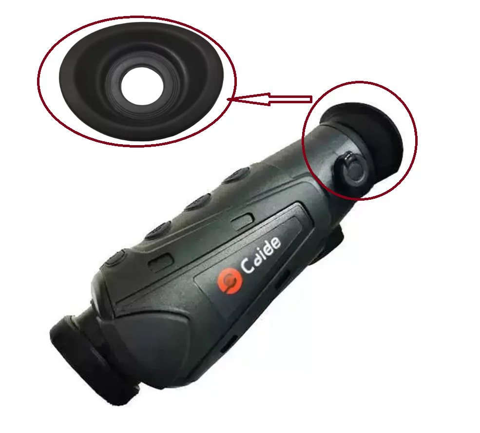 Thermal Monocular Eyepiece Cover Scope Sight Telescope Eye Lens Rubber Shade Cup Patch Light Shield Cap for Guide G19 G25