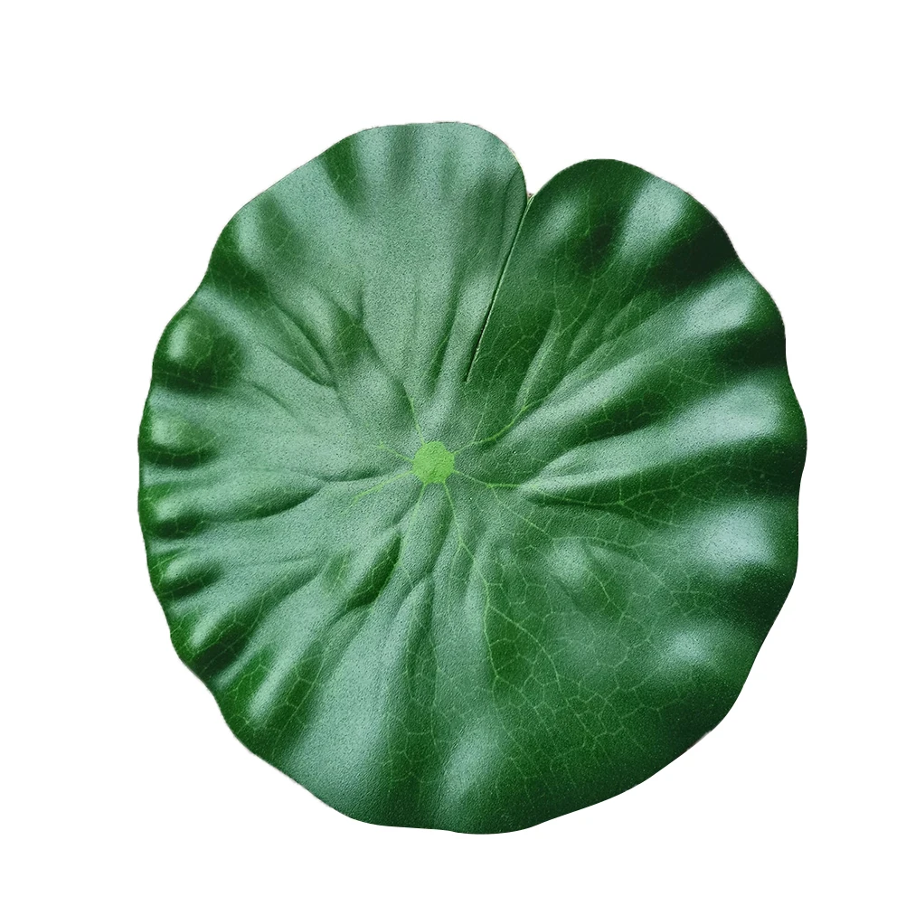 

10pcs Artificial Lotus Leaves Decorative Plants for Fish Tank Pond Simulated LeavesAquarium