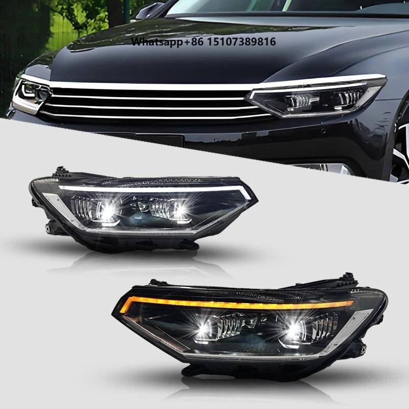 2025 for B8.5; Modified Headlight Assembly matrix LED Projector Lenses 12V Automatic High/low Beam