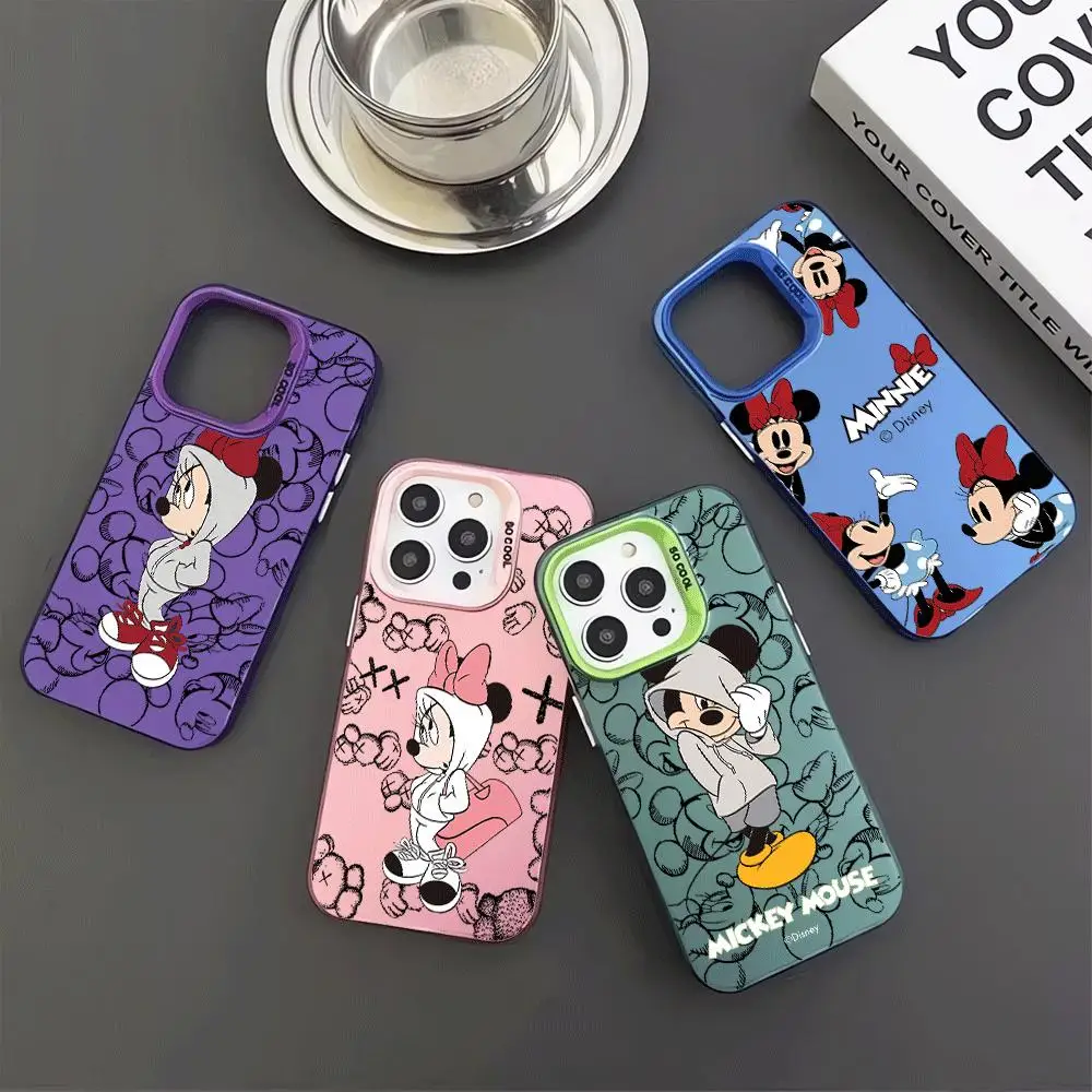 Mickey Mouse Anime Phone Case for Apple iPhone 15 Pro Max 13 14 Plus 12 Mini 11 Pro XR 8 SE 7 6S XS MAX Cover