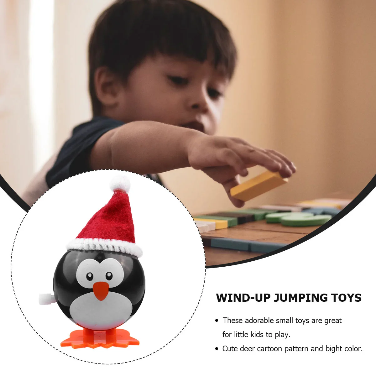 Xmas Wind up Robot Toy Windup Party Wind-up Gifts for Stocking Stuffers Clockwork Kid