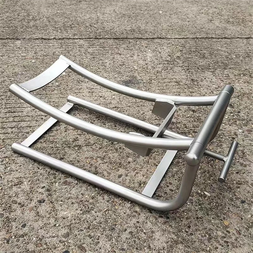 الفولاذ المقاوم للصدأ دراجة نارية الإطارات الخلفية استبدال جهاز مساعد صيانة أداة رفع آلة لرفع الإطار #5