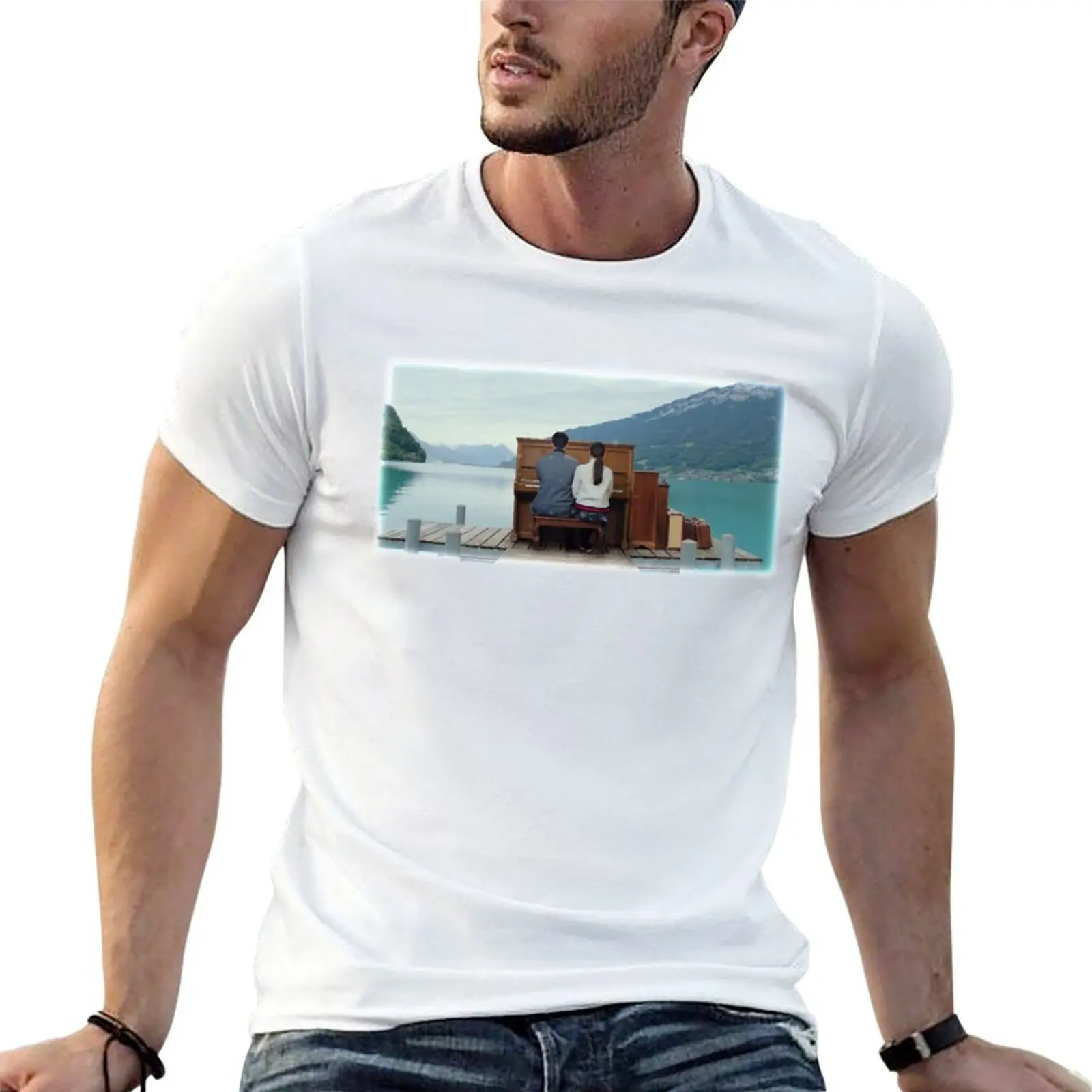 Crash Landing T-Shirt vintage anime shirt oversize t-shirts man mens t shirt graphic