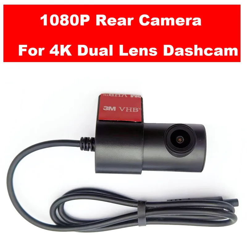 Caméra de recul 1080P pour DVR Wifi à double objectif 4K en option (veuillez nous contacter avant de passer commande)