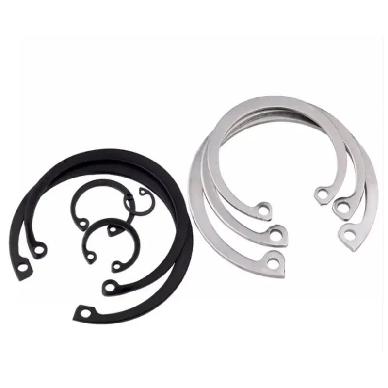 

M6-M200 304/316 Stainless Steel C Type Internal Circlip / 65Mn Steel Retaining Snap Ring for Shaft & Hole Fixing