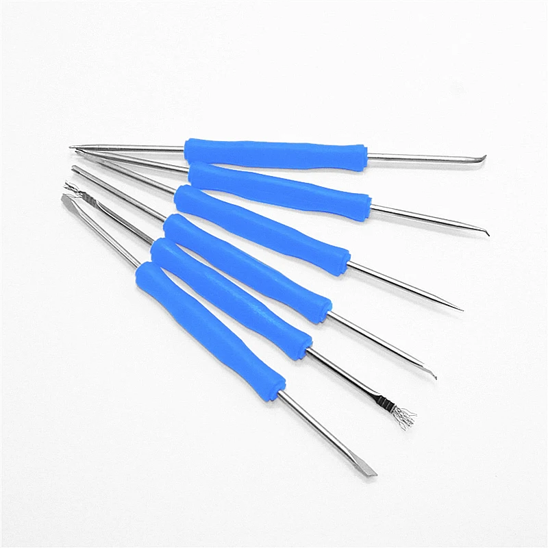 Electronic Heat Assist Repair Tool Set 6pcs Welding Solder Soldering Station Iron Tool Welding Grinding Cleaning Tool