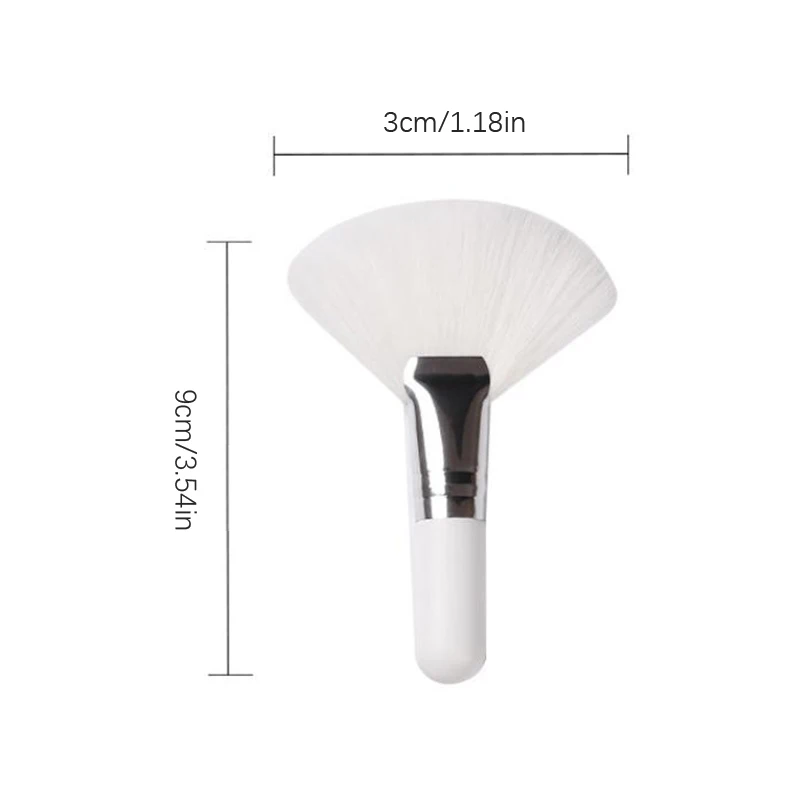 Professional Fan Brush Face Foundation Blush Concealer Brush Synthetic Fibre Fan Brush Makeup Tools