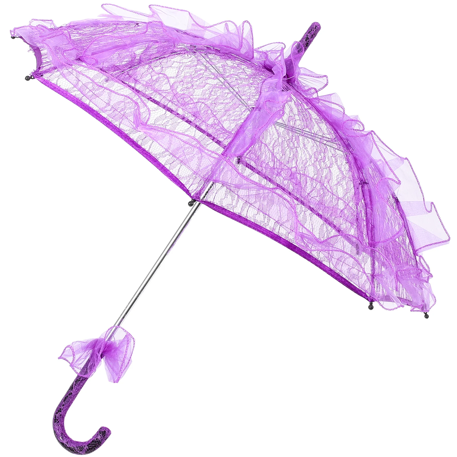 

Wedding Umbrella Decorative Wedding Umbrella Lace Parasol for Bride Tea Party Girls Photo Stage Dance Festival
