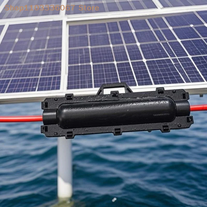 【HLS】PV Connector Protection Box Flame Retardant High Temp Resistant for Outdoor Solar Panel Cable Photovoltaic Power Station