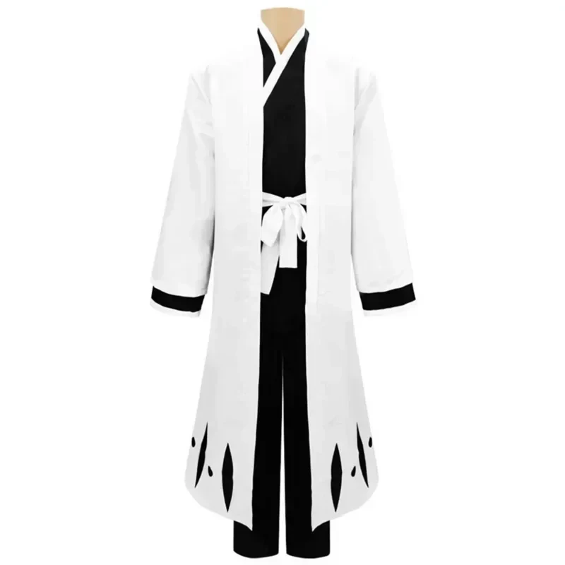 

x,3;f\6;h/NewAnime Bleach Aizen Sousuke Thousand Year Blood War Cosplay Costume 5th Division Captain Kimono Arrancar U6;j'3\y,8/