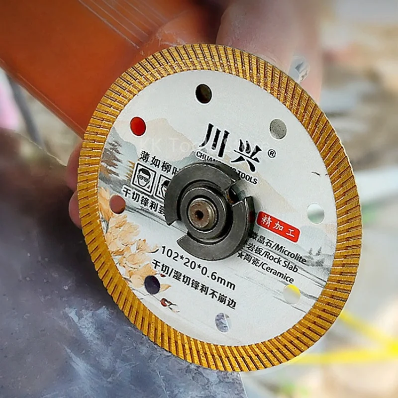 Super Thin Diamond Cutting Disc 102mm Ceramic Saw Blade Turbo Blade Cutting Discs to Cut Porcelain Ceramic Tile Granite Brick