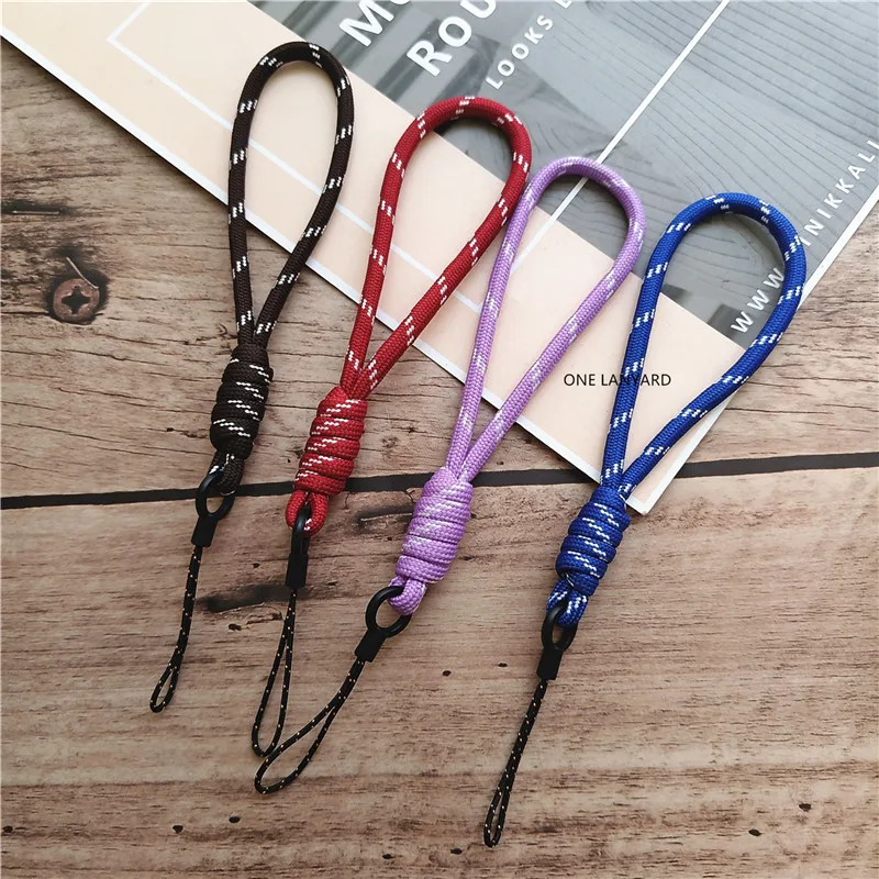 Handmade Nylon Keychain Lanyard, Mobile Phone Accessories