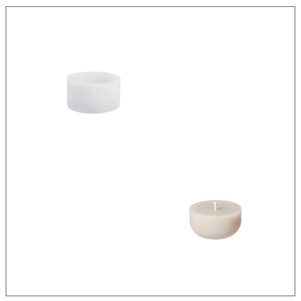 Weihnachten Twinkle Bauble Kerze Glas Silikon Formen für Beton Jesmonite Zement Wiederverwendbare Kerze Nachfüllform DIY Weihnachtsgeschenke