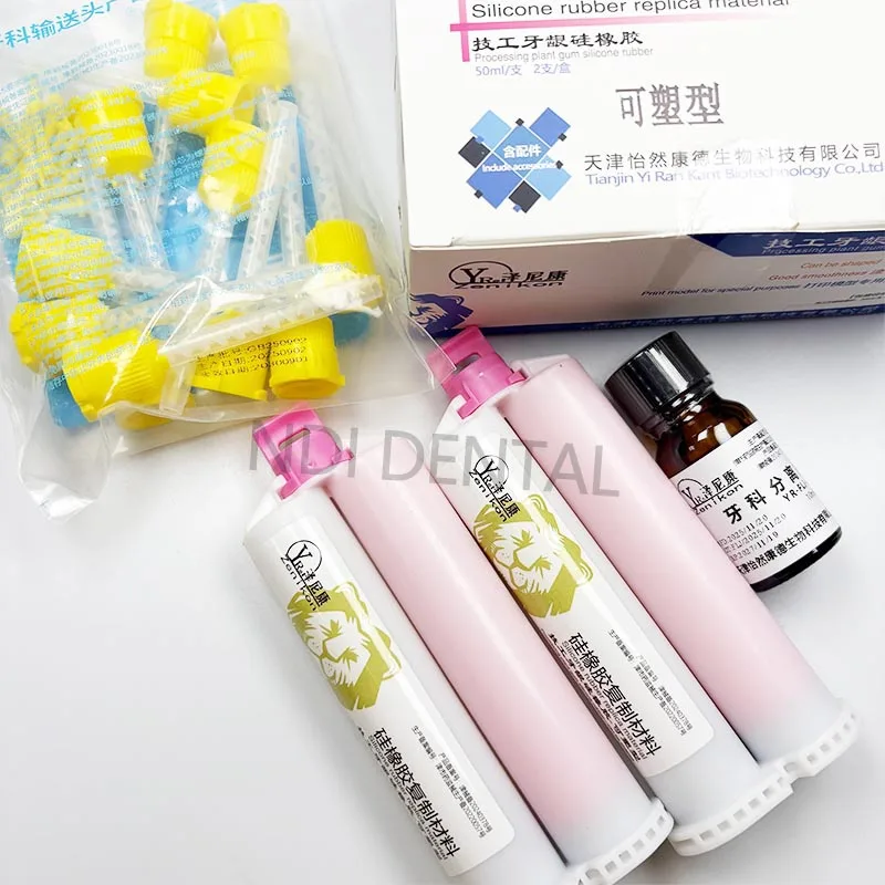 1 Set Zenikon Gingival Mask Dental Laboratory Tools For Gingival Mask Dental Laboratory Duplication Silicone Material