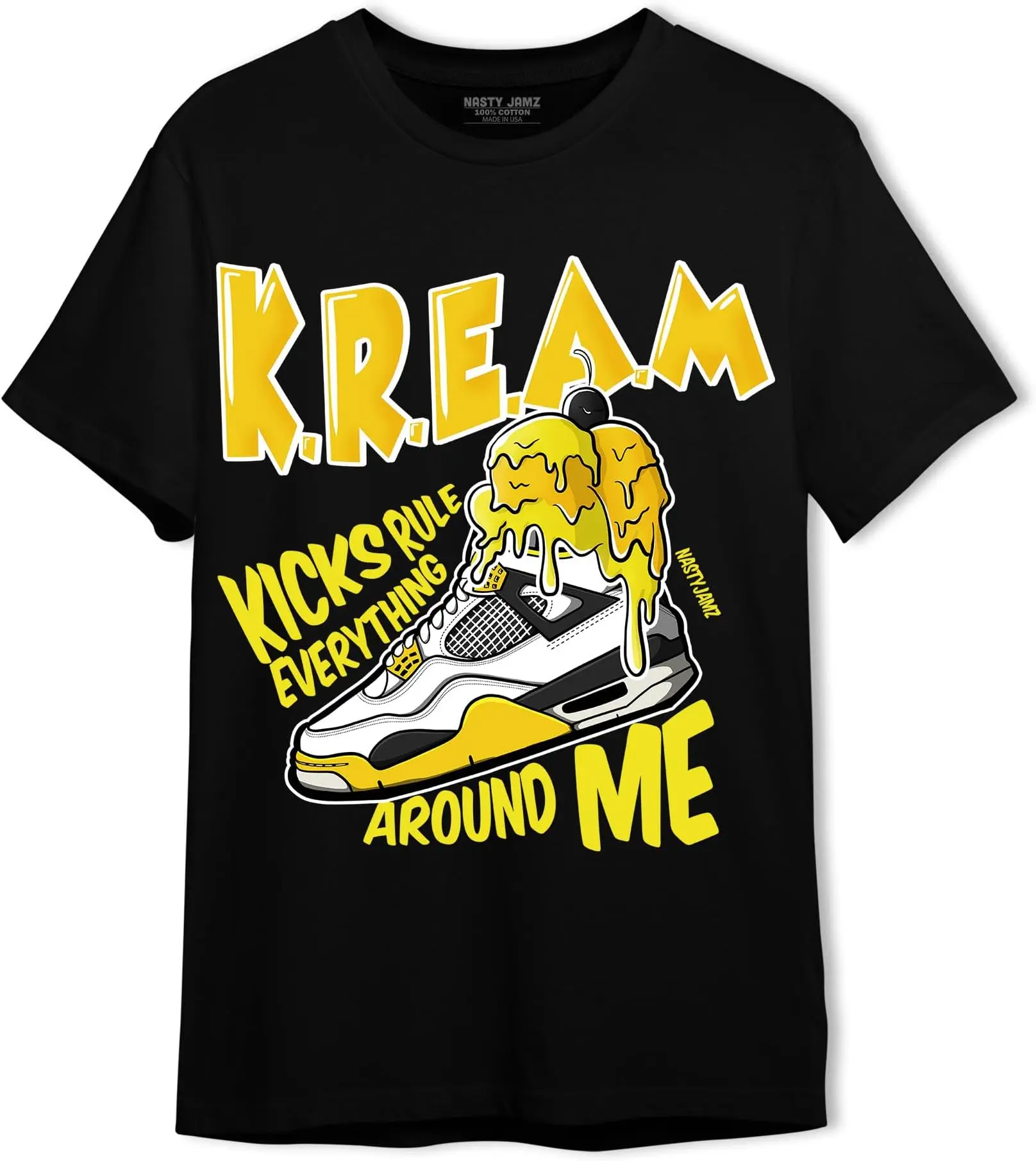 Kream Sneaker Unisex Tees High Quality 100%Cotton Short Sleeve