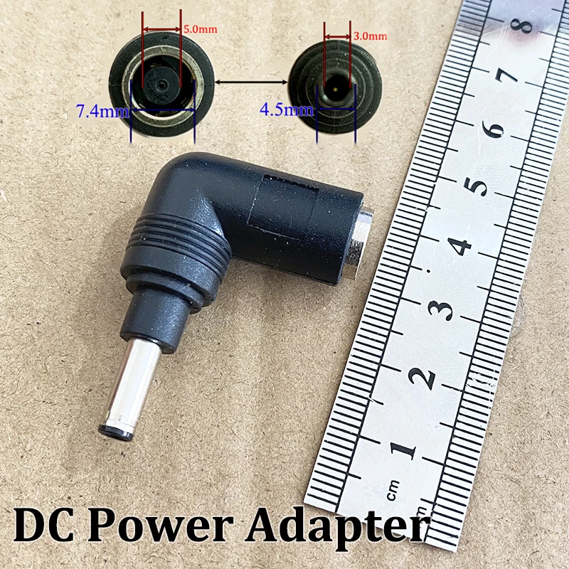 Center Pin DC Power Adapter 7.4x5.0 Female To 4.5x3.0 Male Plug Laptop Charging Connector For Dell Notebook Power Supply Repair