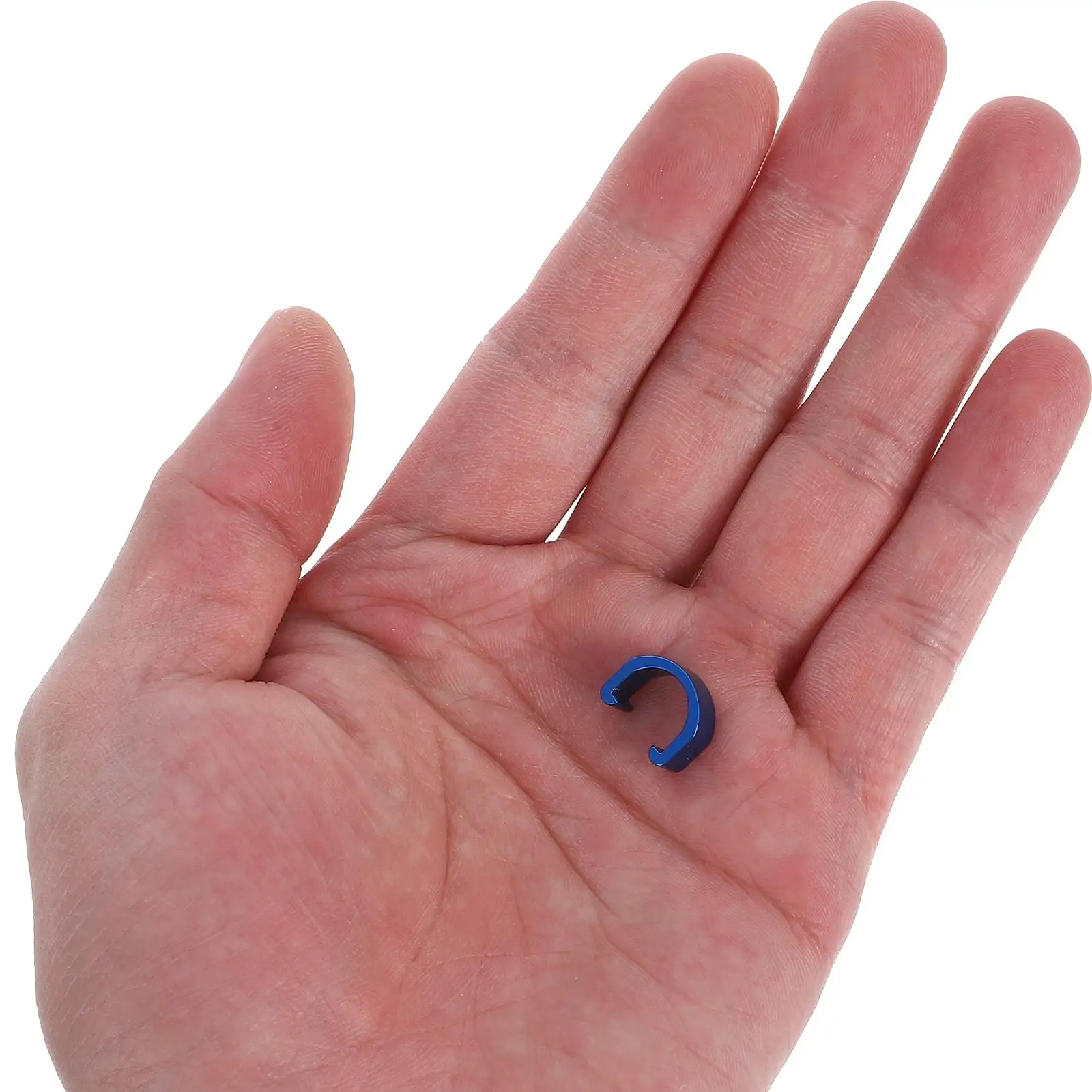 

10 PCS Brake Cable Clips U-shaped Cross-wire Buckle Bike Line Clamp Blue