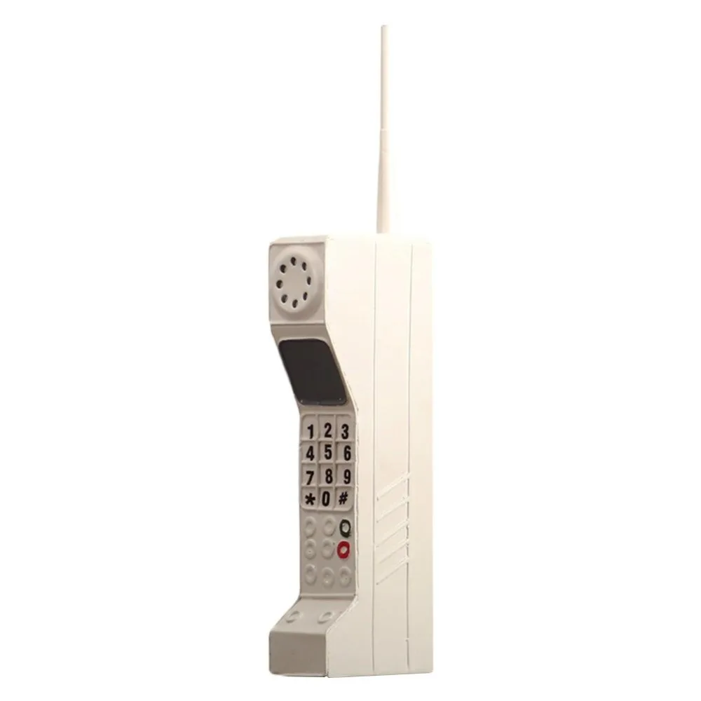 

Simulation Vintage Telephone Model Cellular Phone Iron Material Retro Phone Prop Hand Phone Old Fashioned