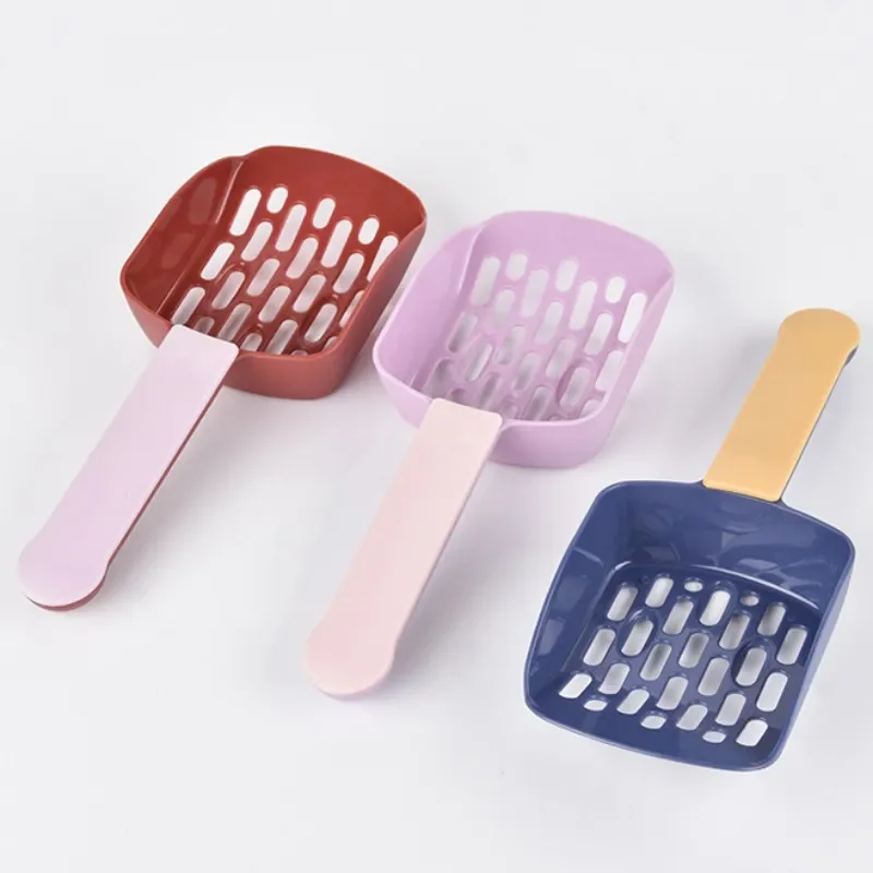 Cat Litter Scoop Plastic Cat Litter Shovel Sand Scoop for Cats Toilet Cleaning Tool Big Hollow Out Cats Sand Scoops Pet Products