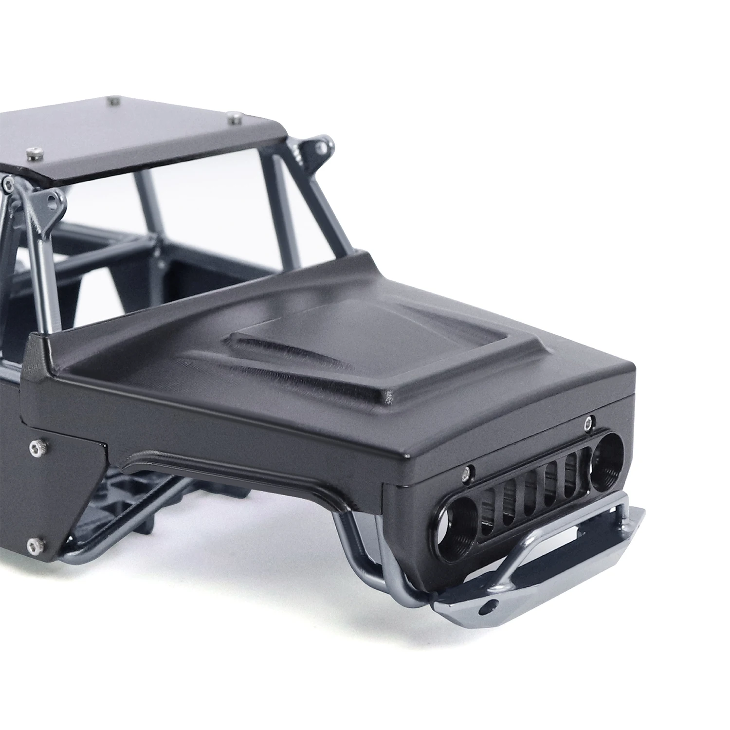 سبائك الألومنيوم لفة قفص الجسم شل الإطار الهيكل قطعة واحدة أنبوب ل 1/24 محوري SCX24 الممزق برونكو JLU B-17 C10 ترقية جزء