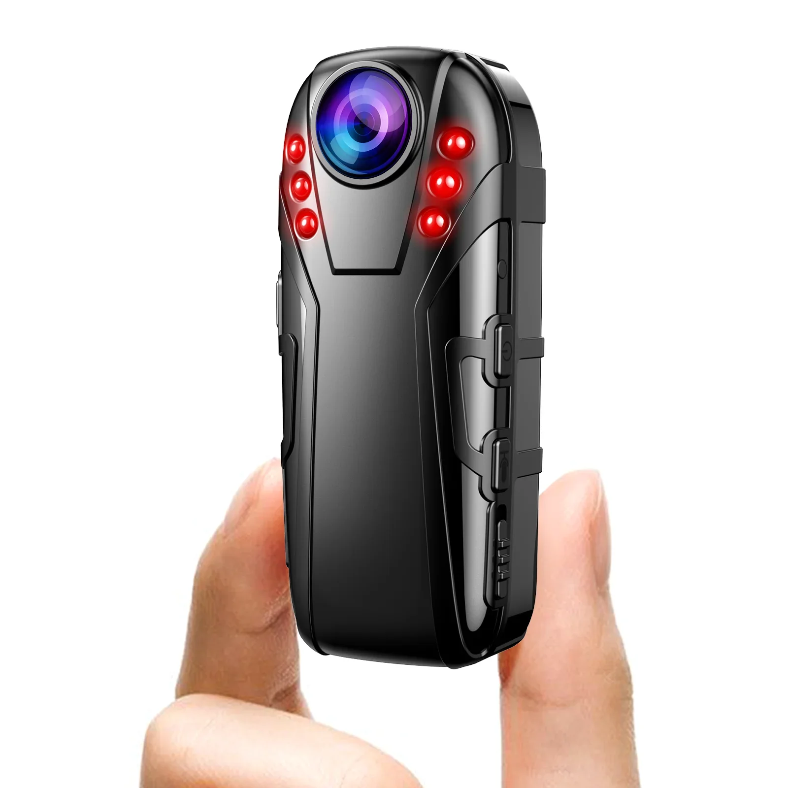 Boblov L02 1080P Infrared Night Vision Full HD Lens Mini Camera Dash Cam Small Camcorder 125 Degrees Wide Angle Bodycam Police
