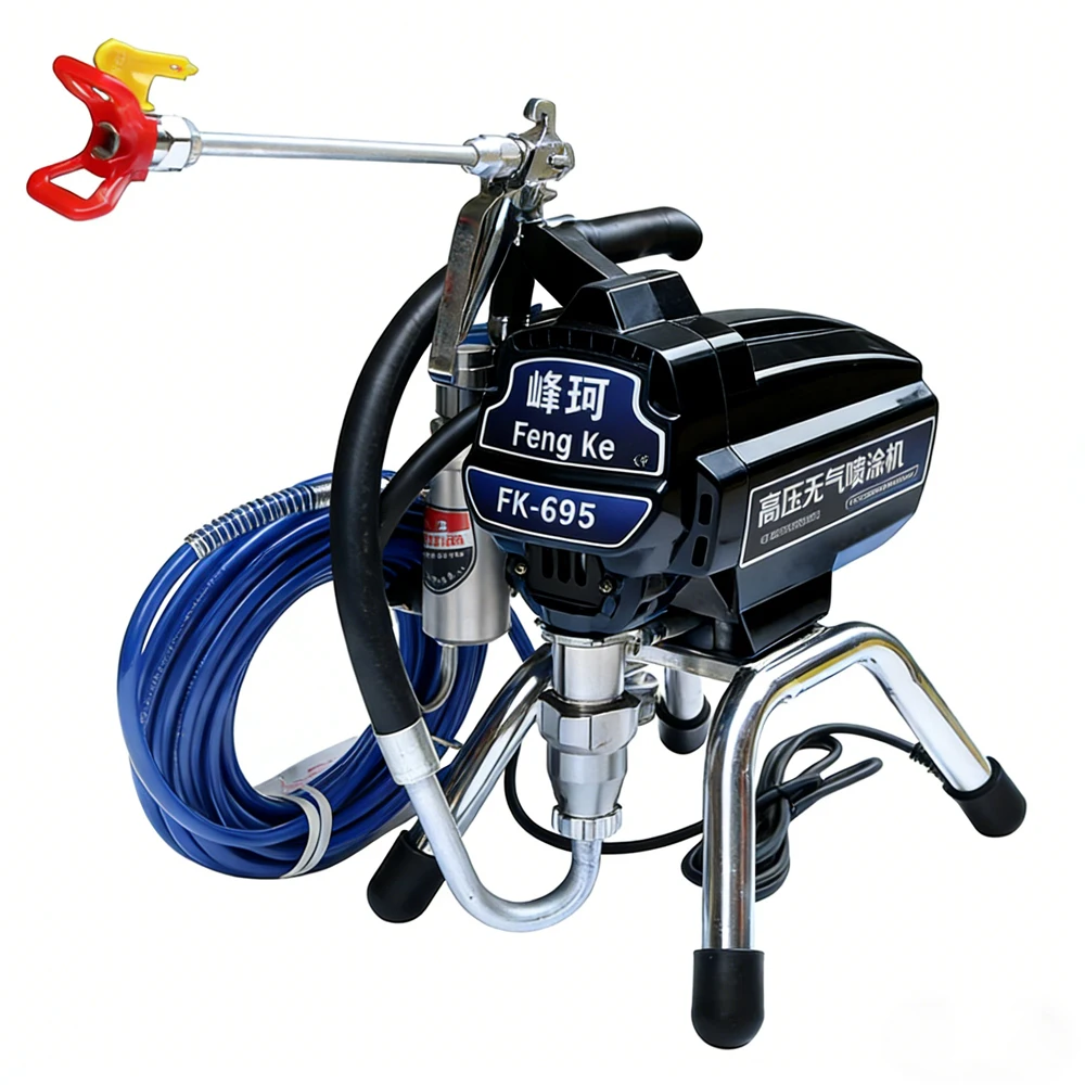 Profesional Electric  Airless Paint Spray Gun 2800W 2.8Min/L PISTON Pump Wall Oil Painting Machine 695 With Brushless Motor